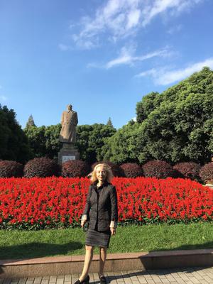 Erlene at Fudan University in Fudan, China